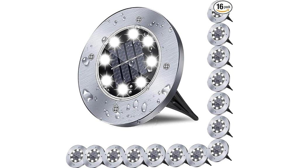 solar waterproof garden lighting