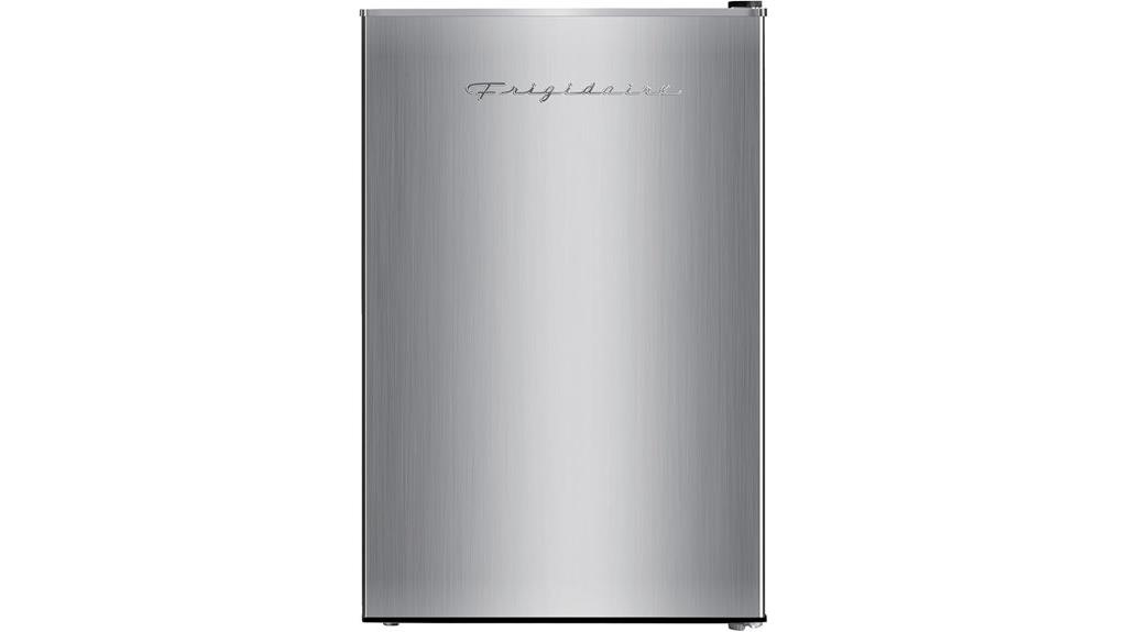stainless steel mini fridge