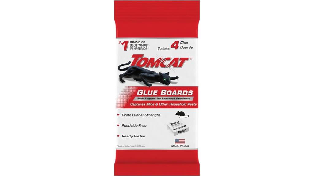 sticky trap with fast acting glue