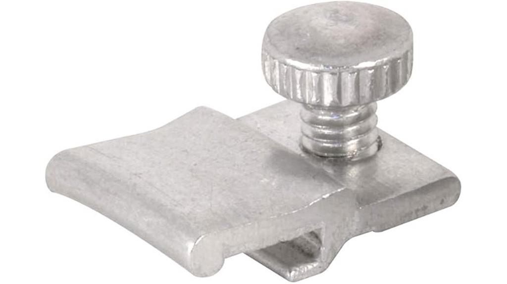 storm door panel clips