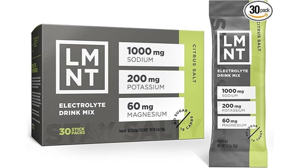 sugar free citrus electrolyte mix