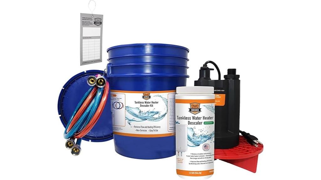 tankless water heater descaler