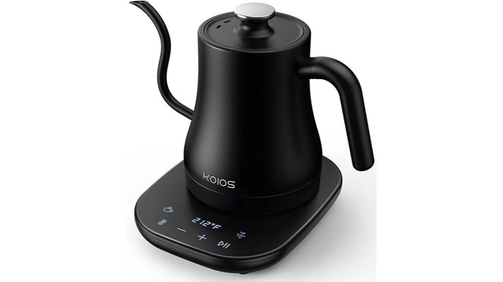 temperature controlled gooseneck kettle