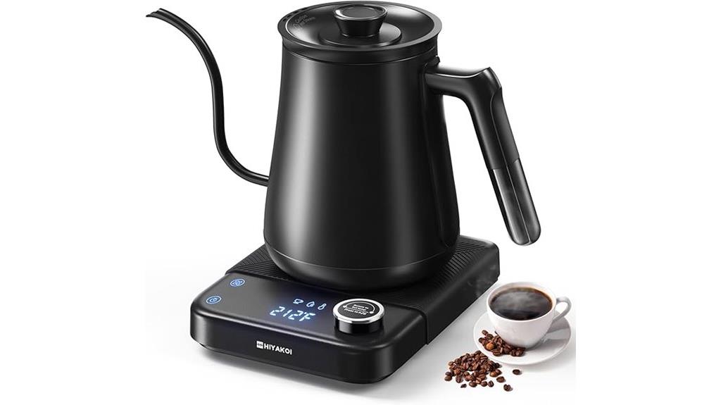 temperature controlled gooseneck kettle