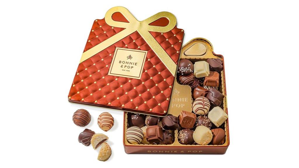 thanksgiving belgian truffle basket