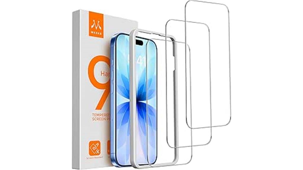 three pack iphone 17 screen protectors