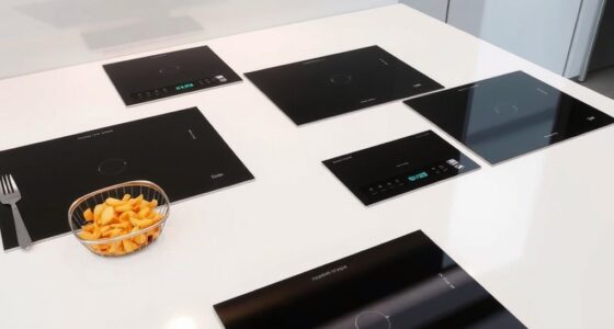 top air fry induction ranges