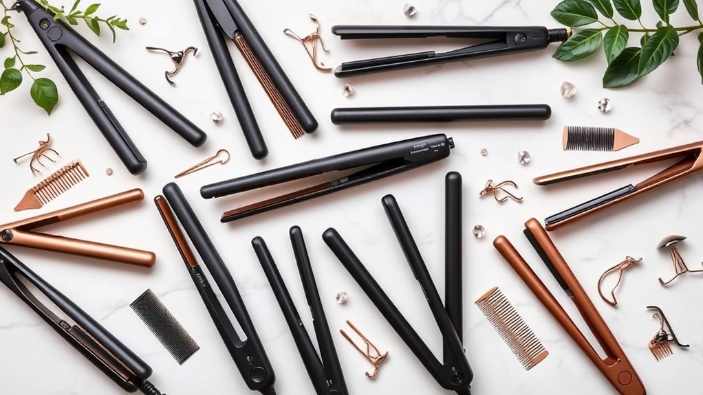 top ceramic titanium flat irons