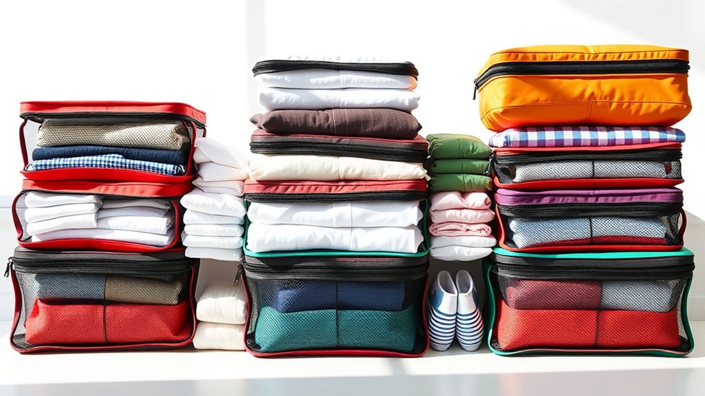 top compression packing cube sets