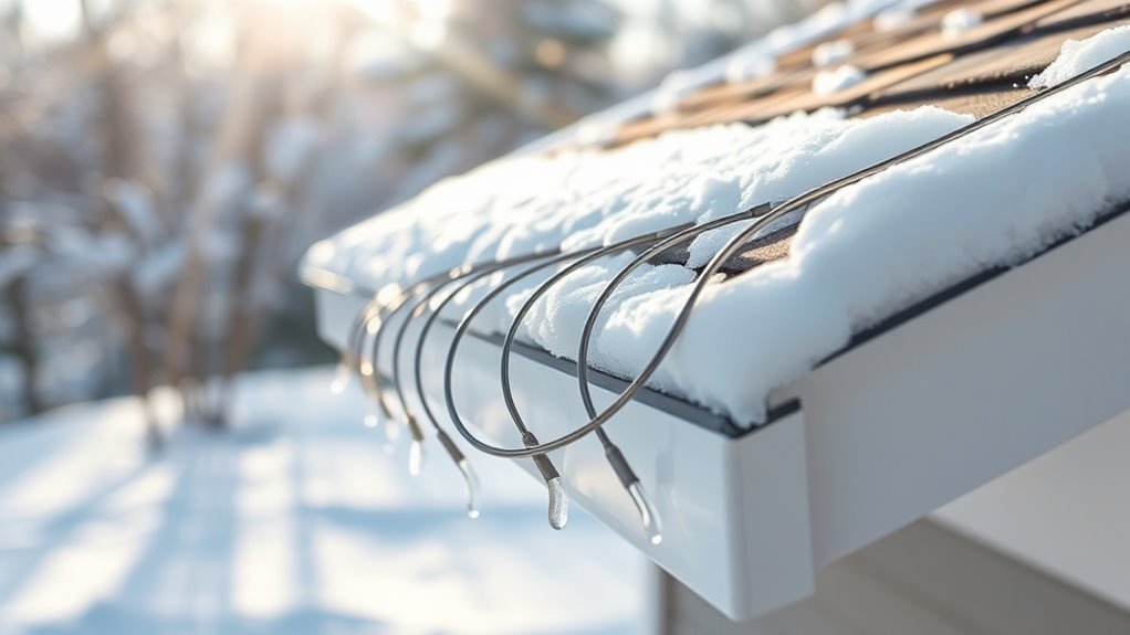 top gutter de icing cable options