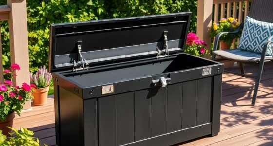top heavy duty deck storage
