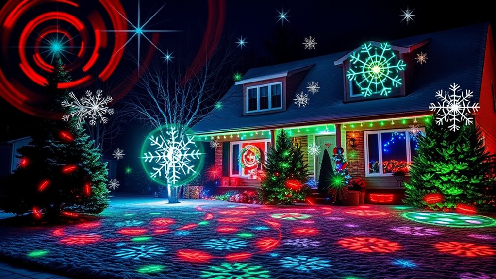 top outdoor holiday light projectors