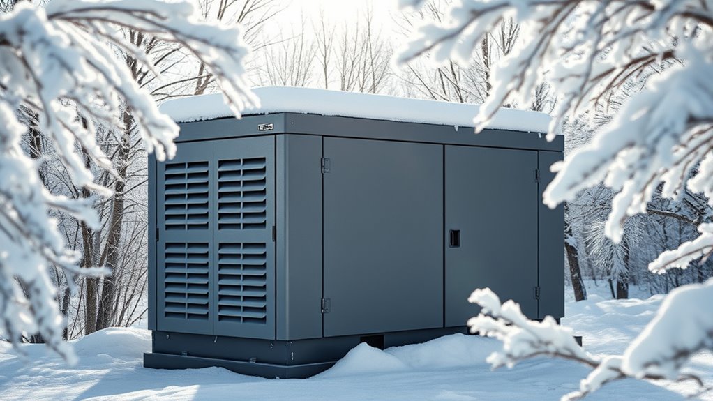 top snow resistant generator shelters