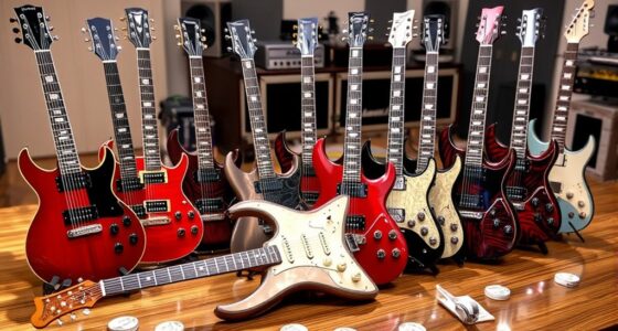 top tier professional electric guitars