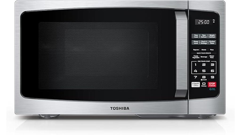 toshiba microwave with features