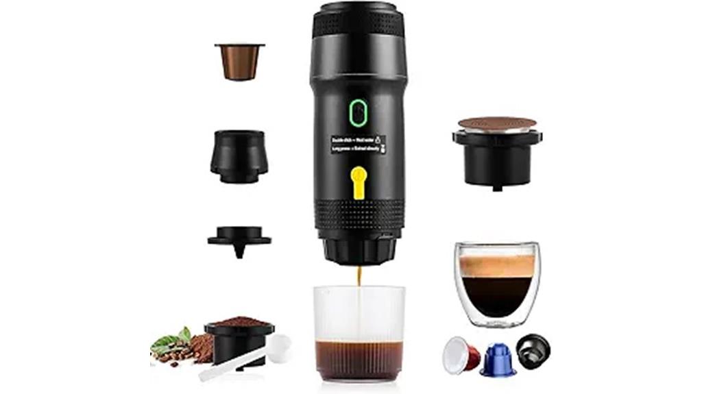 travel friendly coffee brewing