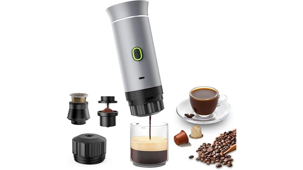 travel friendly espresso maker