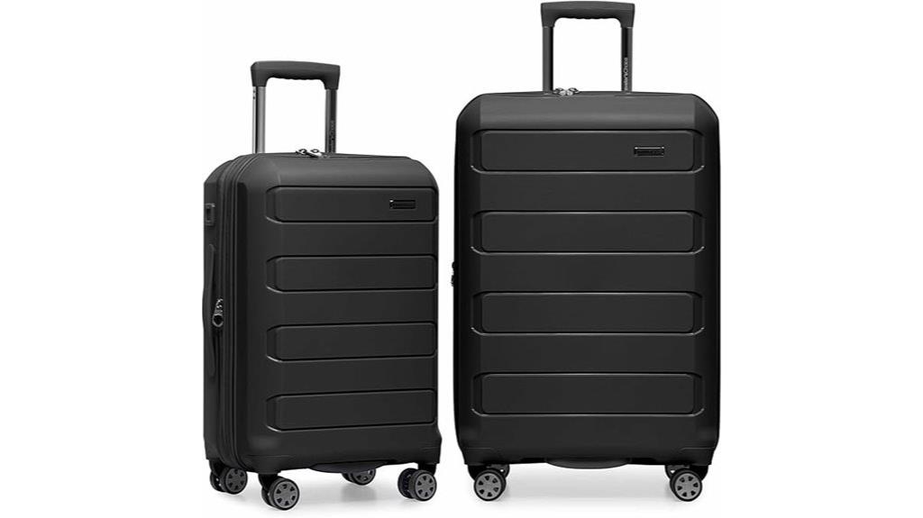 traveler s choice spinner luggage