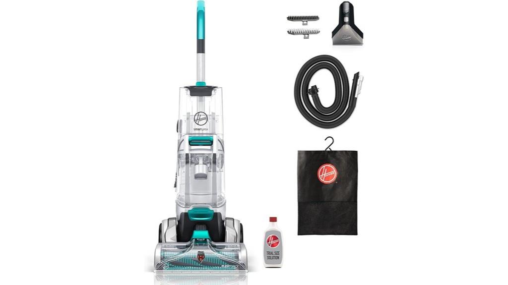 turquoise hoover smartwash machine