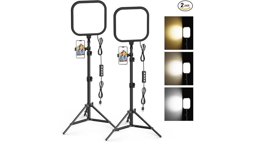 two led video lights