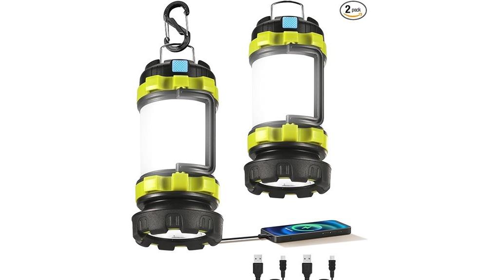 two pack led lanterns