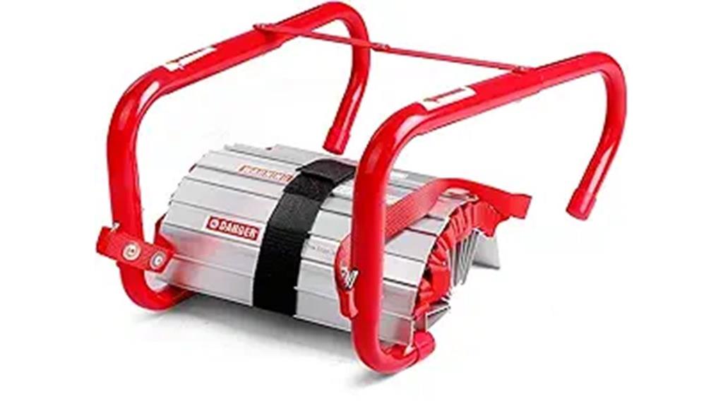 two story fire escape ladder