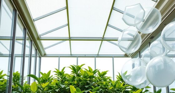 types of greenhouse glazing