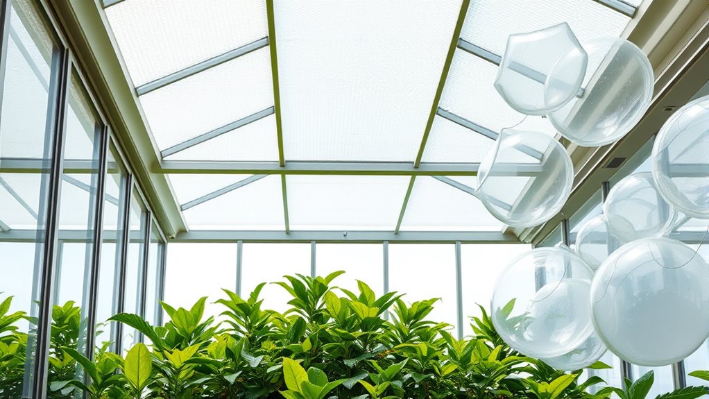 types of greenhouse glazing