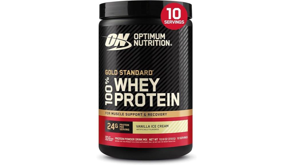 vanilla flavored whey protein