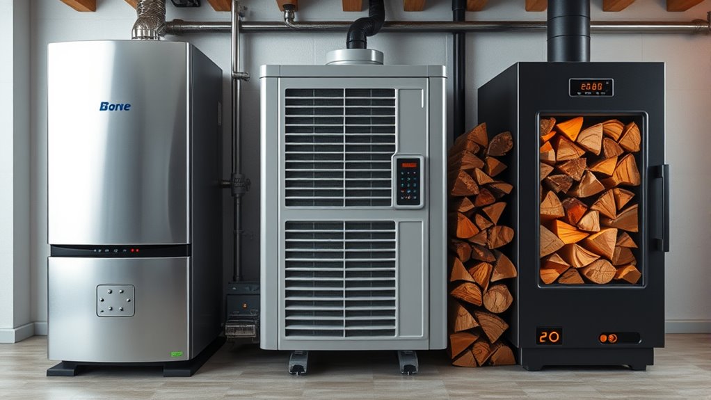 various heating system choices