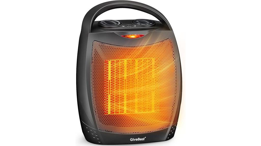 versatile 1500w 750w portable heater
