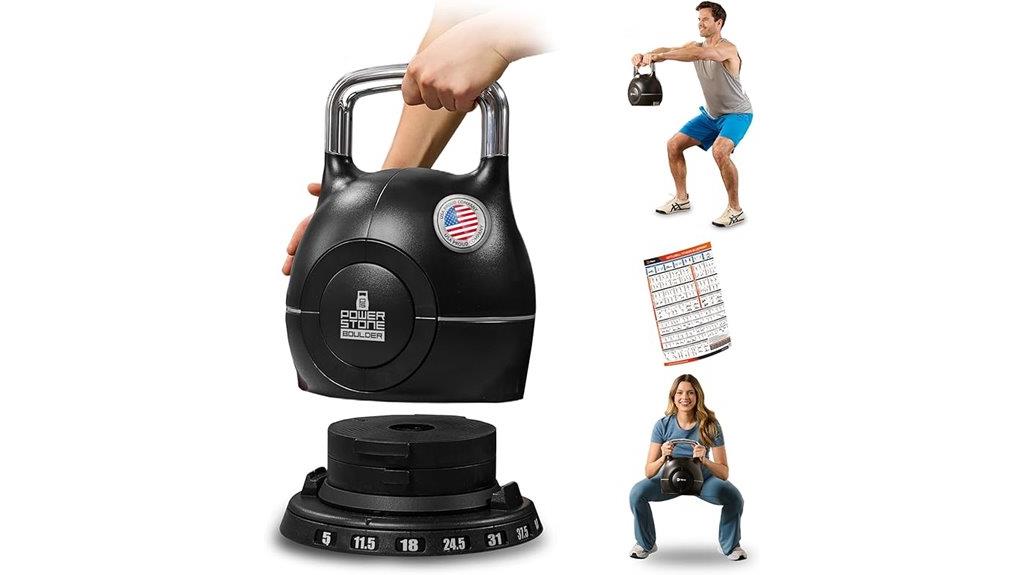 versatile dial lock kettlebell