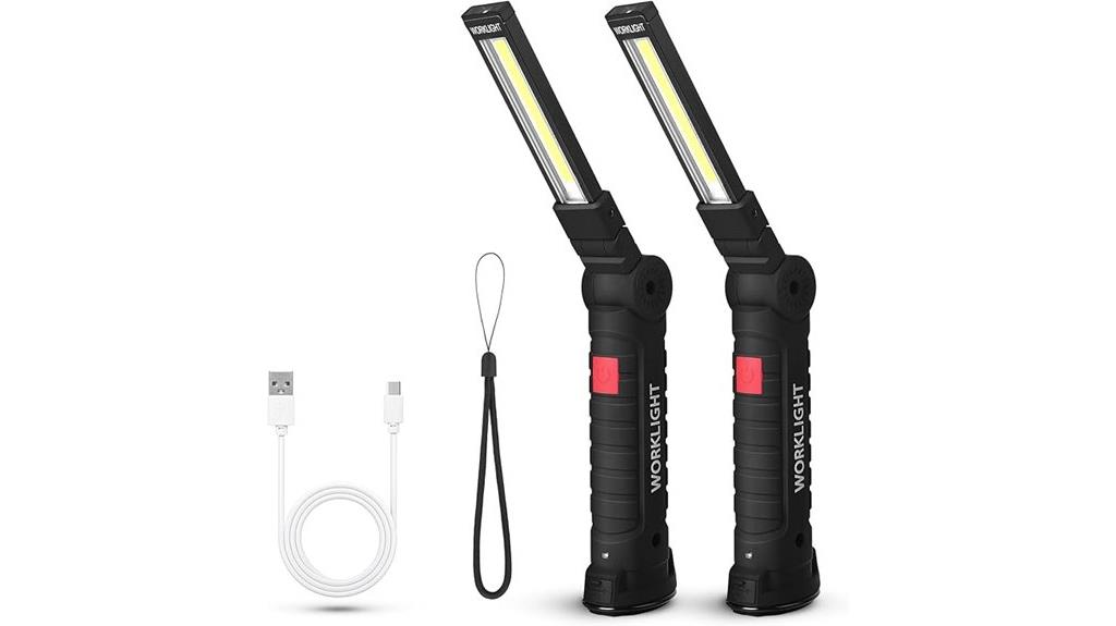 versatile led worklight flashlight
