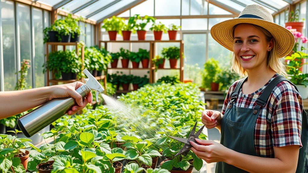 volunteer led greenhouse sustainability