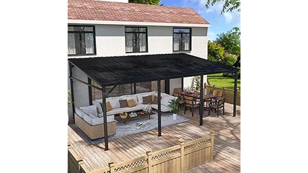 wall mounted triangle gazebo