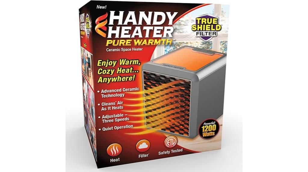 wall outlet space heater