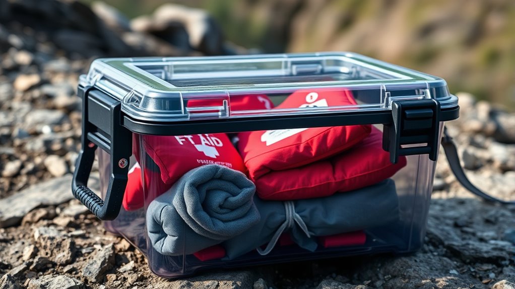 waterproof emergency gear storage