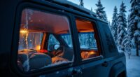 winter camping window insulation