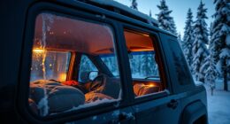 winter camping window insulation