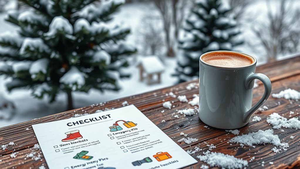 winter preparedness printable checklists
