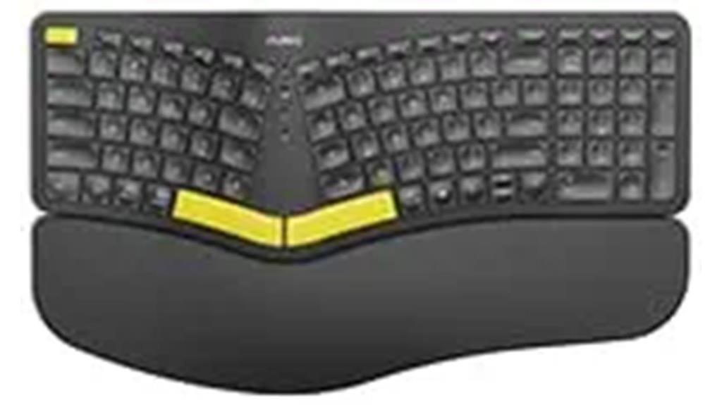 wired ergonomic keyboard design
