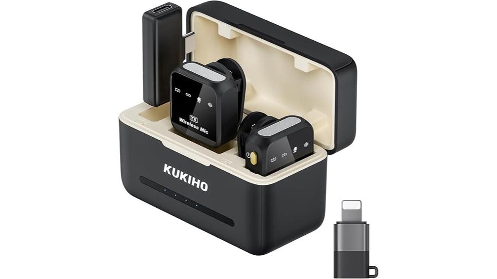 wireless lavalier microphone with charging