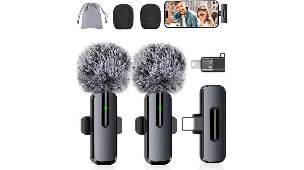 wireless microphone dual pack