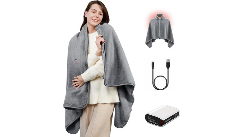 wireless portable heated blanket