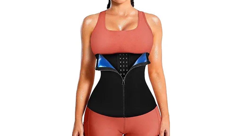 women s zipper waist corset