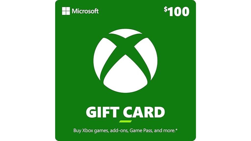 100 digital xbox gift