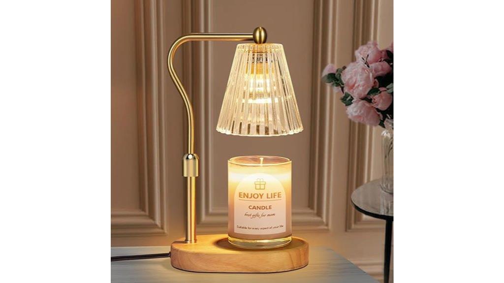adjustable dimmer candle warmer