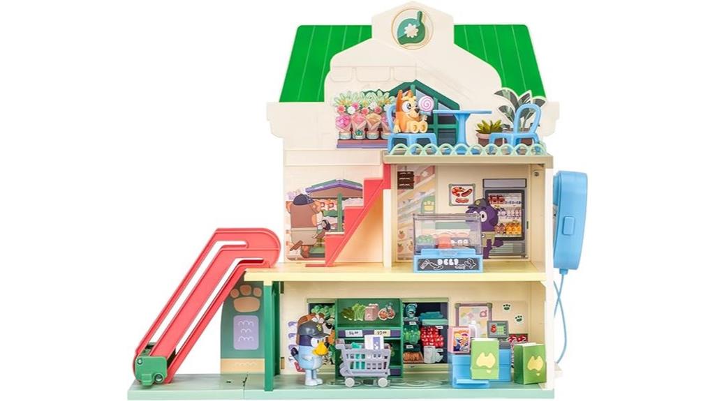 bluey supermarket play set