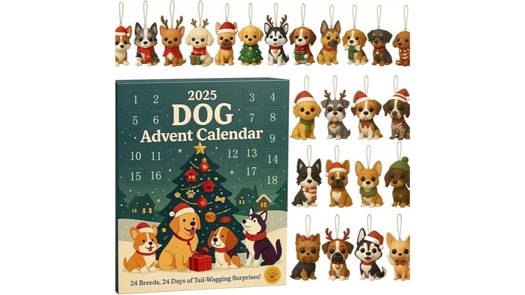 christmas dog calendar
