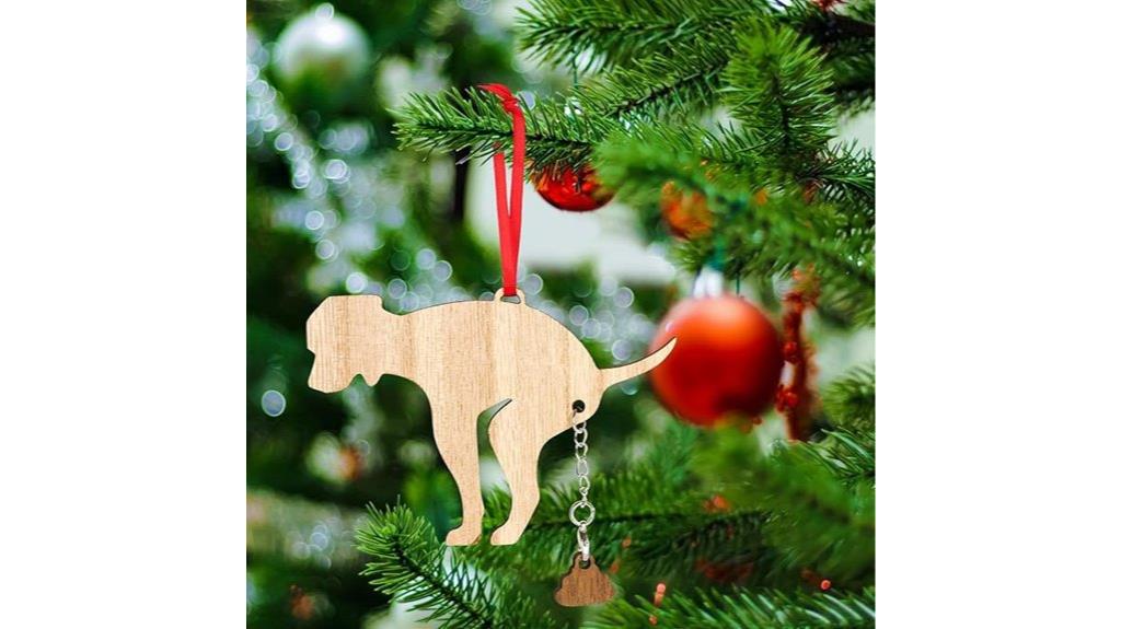 custom dog poop ornament
